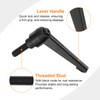 sourcing map 3Pcs M8 x 20mm Adjustable Knobs Handle Male