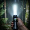 Rechargeable LED Flashlight High Lumens with Holster , Digital Power
