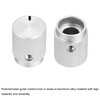 sourcing map 8 Pcs Aluminium Potentiometer Knobs, 1/4"(6mm) IDx1/2"(12.5mm) ODx5/8"(16mm)