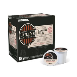 Tully's Coffee Hawaiian Blend Keurig Single-Serve K-Cup Pods, Medium Roast Coffee