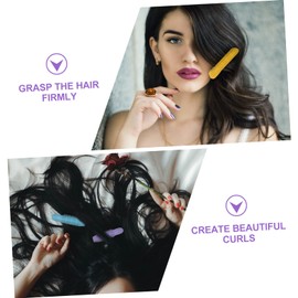 Beavorty 5pcs Hair Rollers for Hair Curling for Wavy Styles Easy to Use and Portable for Home Travel