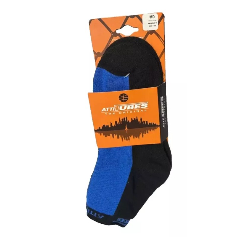 Attitubes Lot 3 Pairs Attitubes Black Blue Crew Footie Ankle