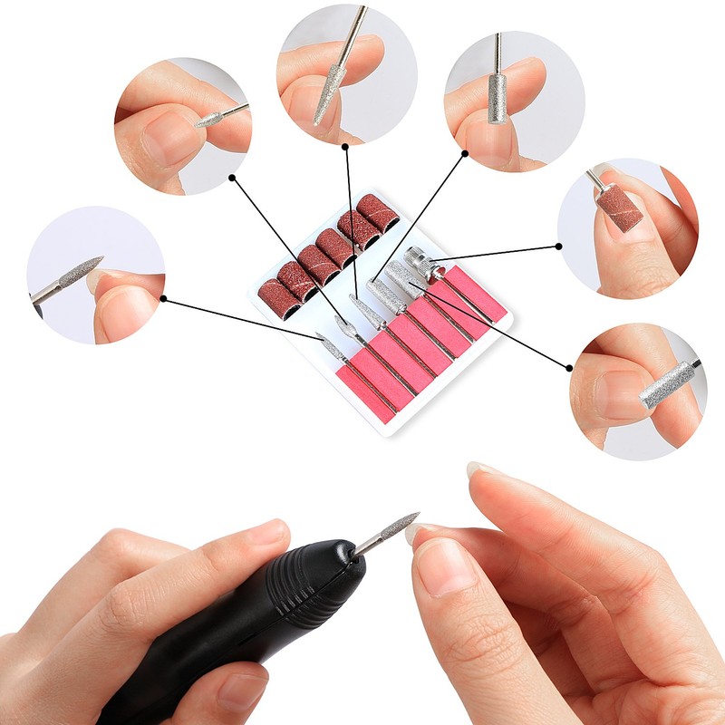 SunJas Electric Nail Cutter, Electric Nail File Set 20000 rpm