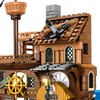 RiceBlock Pirate Ship Building Toys, Pirate Wharf Themed City Store