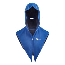 Sukeen Cooling Hoodie Towel, UV Protection Cooling Towels for Neck and Face, Lightweight Absorbent Cooling Neck Wraps for Workout, Sports, Cycling, Cooling Towels for Hot Weather, Dark Blue