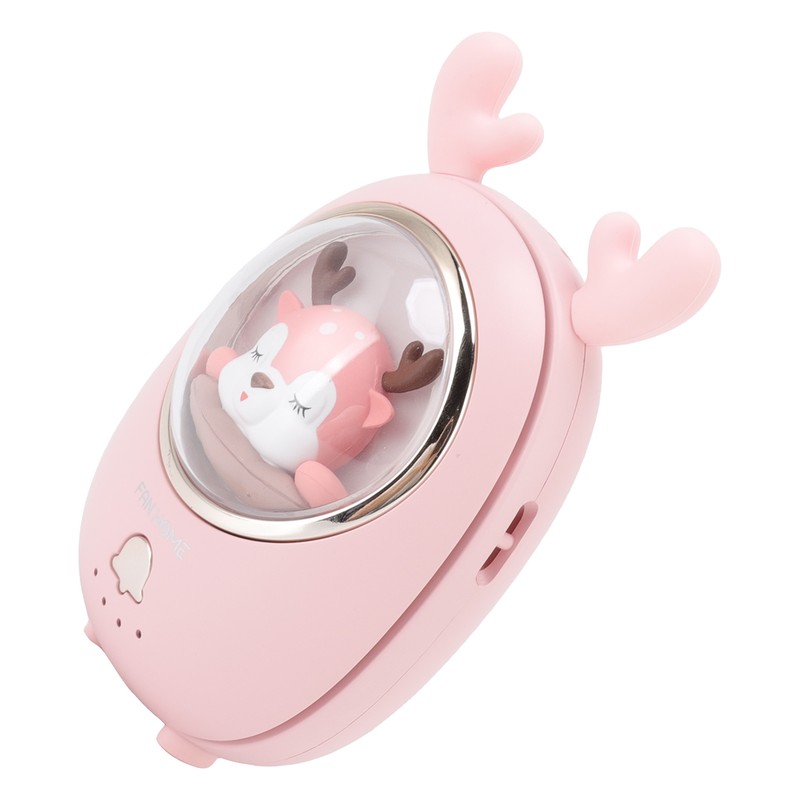 Portable Neck Fan Cute Pet Multifunction 3 Speeds Low Noise