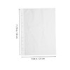 iplusmile 100 Pcs PP Files Protective Film Transparent Clear Album