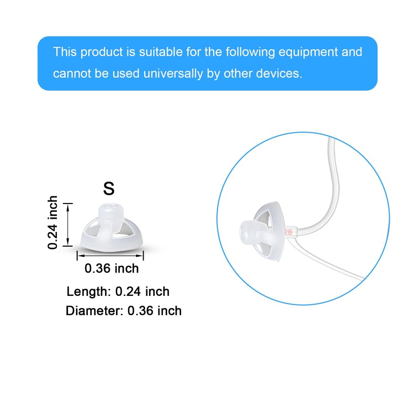 BLJ Hearing Amplifier Ear Domes, only for BLJ Hearing Devices.