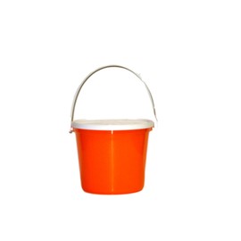 Talisman, Plastic Buckets & Lids, 80 Ounces, 3 Pack, Orange