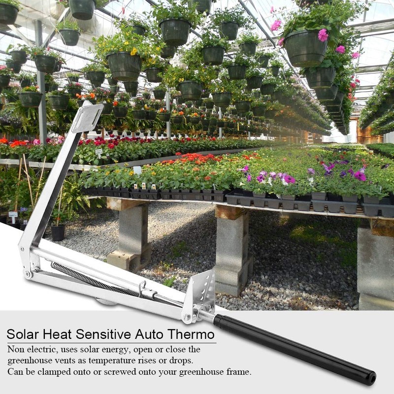 VIFERR Greenhouse Window Opener Automatic, Auto Vent Opener Solar Heat