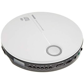 VERSOS Language Learning & Music Portable CD Player White x Black VS-M015WB