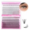 FADLASH Lash Clusters Extensions 200pcs Individual Lashes 10D 20D Mix