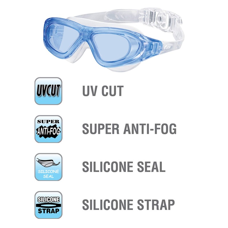 View Swimming Gear V-1000 Xtreme Swim Goggles, Lavender (Narrow fit)