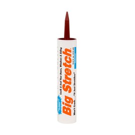 Sashco 10012 10.5oz Sashco Sealants 10.5-Ounce Redwood Big Stretch Caulk & Seal, 10.5-Ounce