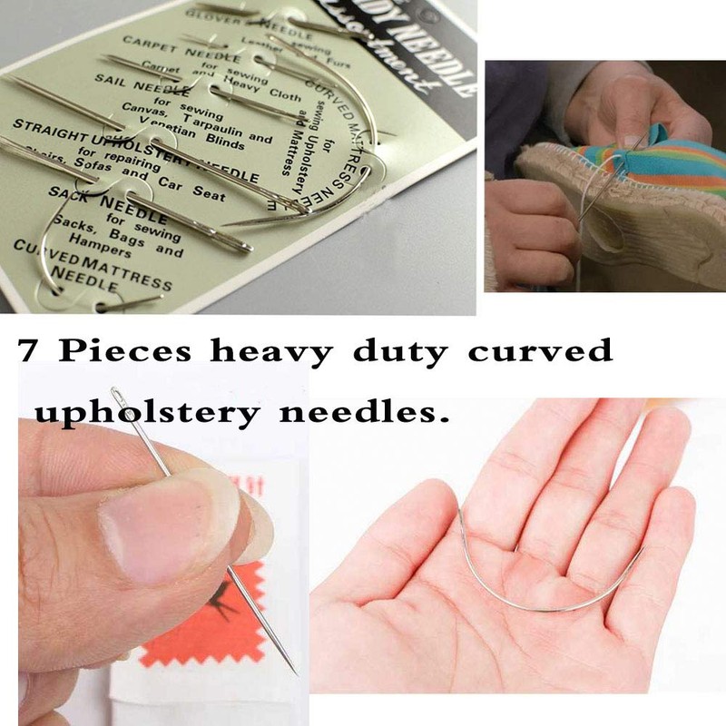 Topus Extra Strong Upholstery Repair Sewing Thread Kit and Heavy