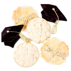 1 Dz. Floral Graduation Cookie Set! Educated AF! Congrats! Graduation Themed Party Favors!