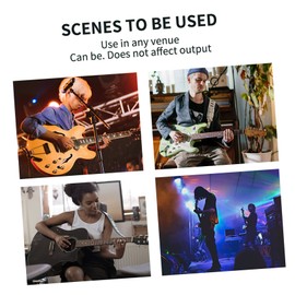 minkissy 1 Set Electric Guitar Jack Plates Durable Input Output Socket Plate for Electric Guitars Bass Replacement for Improved Efficiency and Noise Reduction