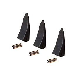 Backhoe/Skid Bucket Teeth - Tiger Point Star Teeth with Pins - 23ST (3)