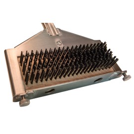 TheTexasBrush SBSS-CSH Commerial Grill Brush, Stainless Steel