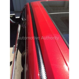 Automotive Authority For 2021-2024 FORD F-150 BLACK CARBON FIBER ROOF TOP TRIM MOLDING KIT