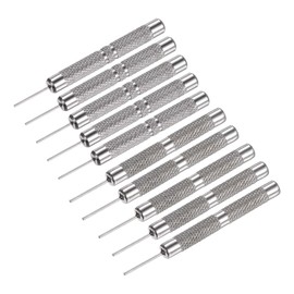 uxcell Watch Band Pin Punch 0.8mm 0.9mm Dia Watch Straps Link Pin Remover Repair Tools 10 pcs