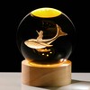 Whale Gifts for Women Men 3D Whale Girl Crystal Ball