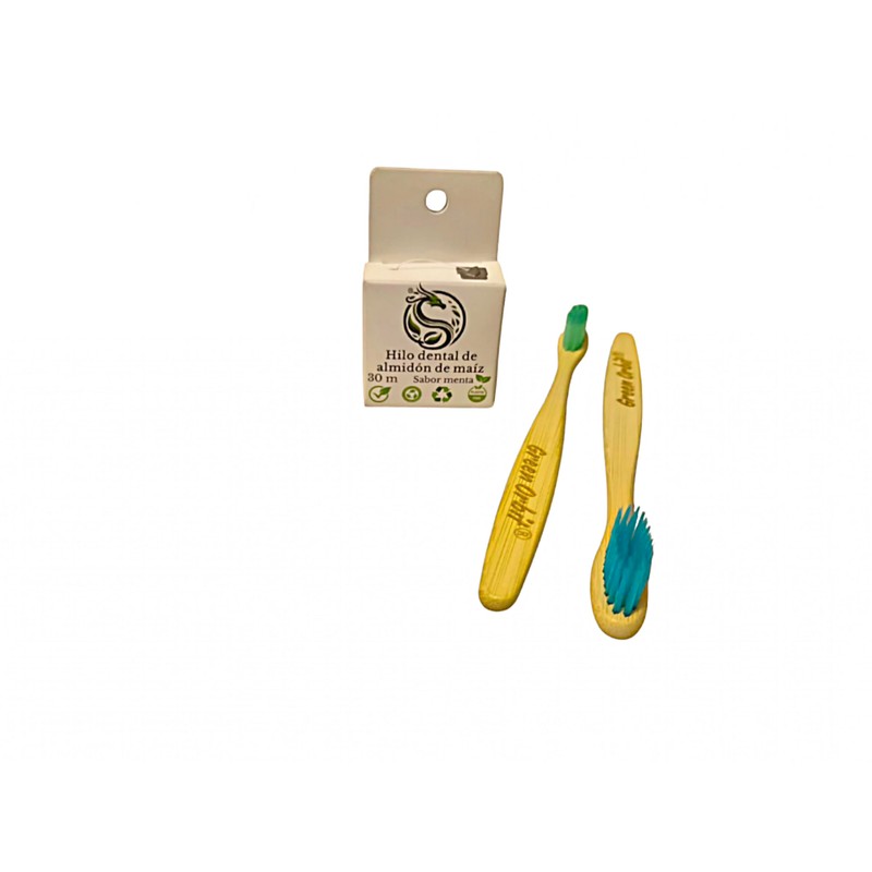 Green Orbit, Kit de Higiene Bucal, 2 Cepillos de Bambú