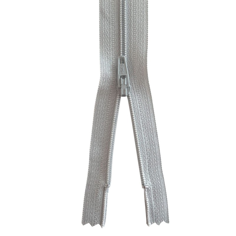 MARARDI [Pack 5] Zippers [Grey] Nylon [16 cm] Sewing and