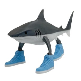 HAMKU 1 x Tralalelo Tralala3D Print Doll, Tralalero Tralala 3D Shark Toy, Compatible Brain Red for Collection and Decoration, Funny Gifts for Children Adults