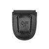 Aker Leather 500 Handcuff Case, Round, Plain,Black