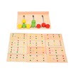 Wooden Slide Puzzle Children Funny Color Sorting Matching Logic Game