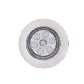 Sink Plug Hole Cover 63mm Diameter Grill Steel Replacement Universal 1Â¼" BSP