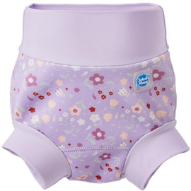 Splash About Happy Nappy Swim Nappy, Lilac Spring, 6-12 Months