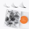Eyesy Lash 500 Promade Fans - 3D 0.10 Size 8mm
