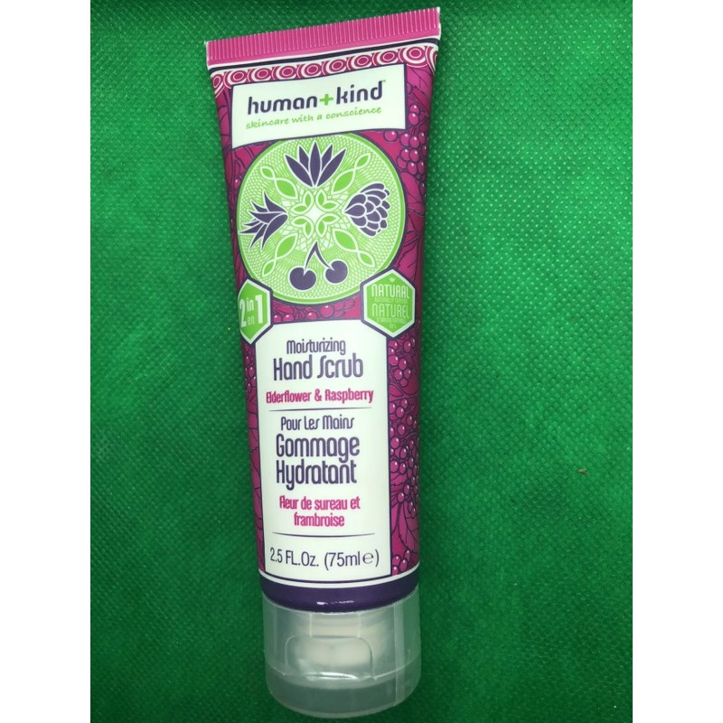 Lot of 2 Human + Kind Hand Scrub Elderflower &