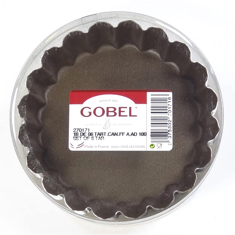 Gobel 270171 6 Stück Cannelé Tartelettes, mit Antihaftbeschichtung