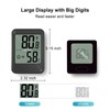 TEMNIO 2 PCS Digital Hygrometer Indoor Thermometer Hygrometer Room Thermometer