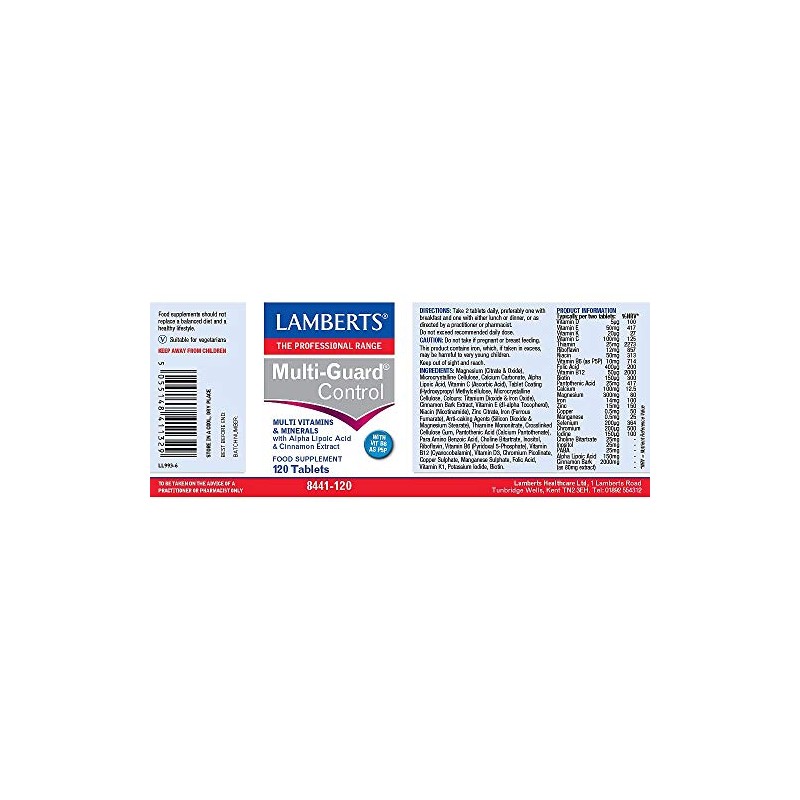Lamberts Multi-Guard® Control Qty 120 Tablets