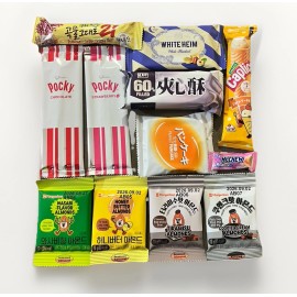 Unbranded 24 pcs Variety Snacks Box Asian Japanese Korean Treats + Bonus! All Delicious!