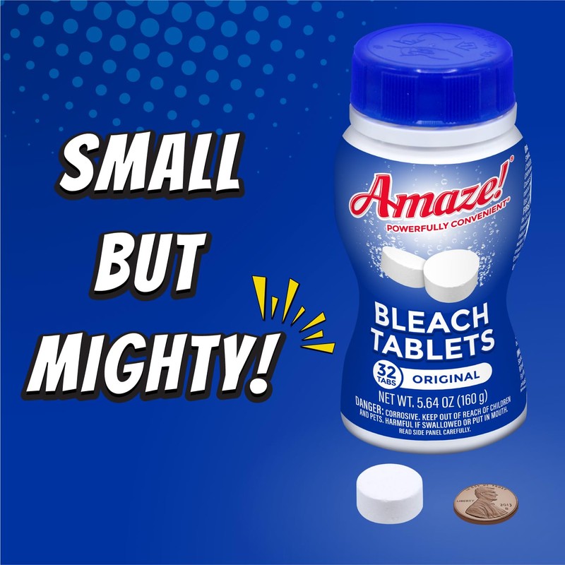 AMAZE Ultra Concentrated Bleach Tablets [32 tablets] - Lavender Scent