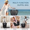 Duffel Bag with Wheels Rolling Duffle Bag Foldable Travel Bag