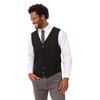 Chef Works Men's Essential Vest, Black, Medium