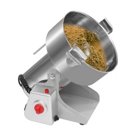 Grain Mill, Electric Dry Cereals Grinder w/Sieve, Stainless Steel Grain Grinding Machine, Multi-function Mill for Dry Spice Herbs Grains Coffee Rice Pepper Corn (2500g/5.51lbs)