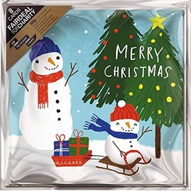 Charity Christmas Cards - (ASCX0410) - Happy Snowman - Pack of 8 Sold in Aid of The Soldier's Charity