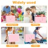 Xloey Large Pink Gift Bags,6Pcs 17"x5.5"x12.6" Paper Gift Bags with