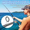 SHADDOCK Fishing Rod Guide Tip Repair Kit 60pcs Spinning Casting