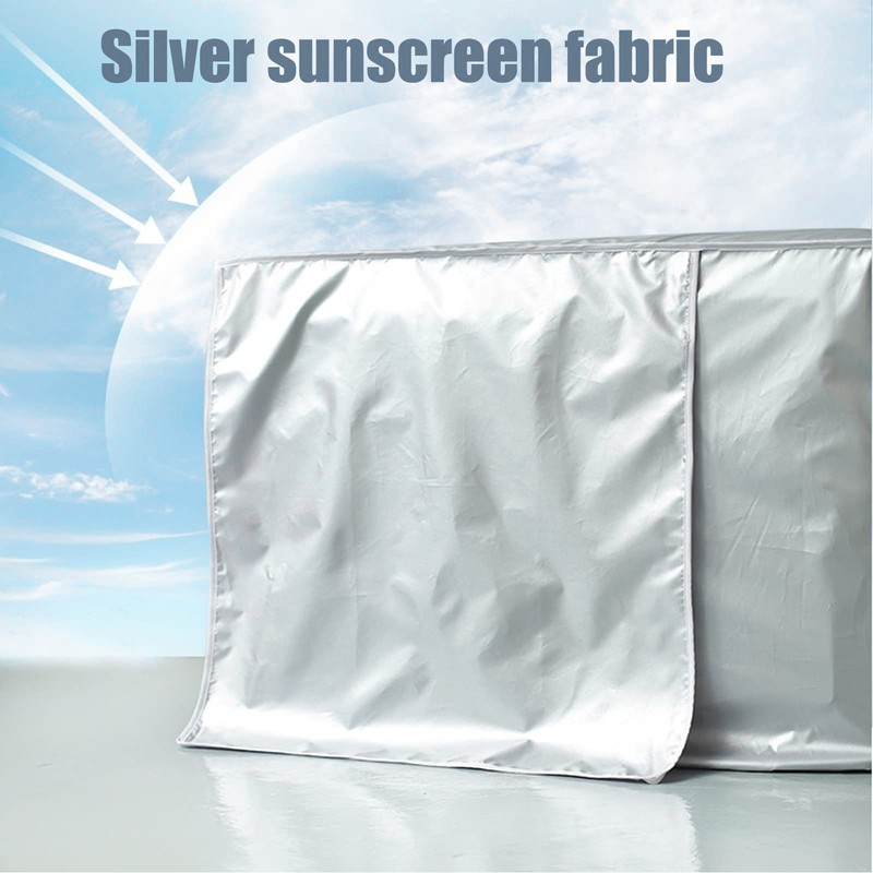 Window Air Conditioner Cover Sun Protection Waterproof Dustproof Air Conditioner