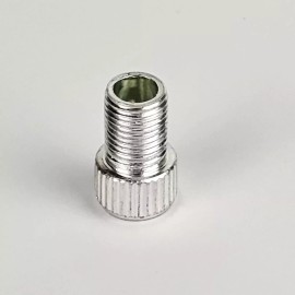 PRO+ ALLOY BICYCLE PRESTA ADAPTOR VALVE 17MM WITH O-RING CHROME