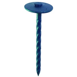DAIDOHANT 10102412 Screw Umbrella Nails, Blue [For Wooden Bases] (Iron / Painted) (Nominal Diameter d) 0.09 x (L) 1.6 inches (41 mm) (175 Pieces)
