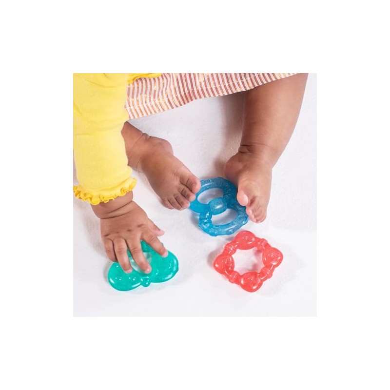 Bright Starts Stay Cool Teethers, Water-Filled & Chillable, BPA Free
